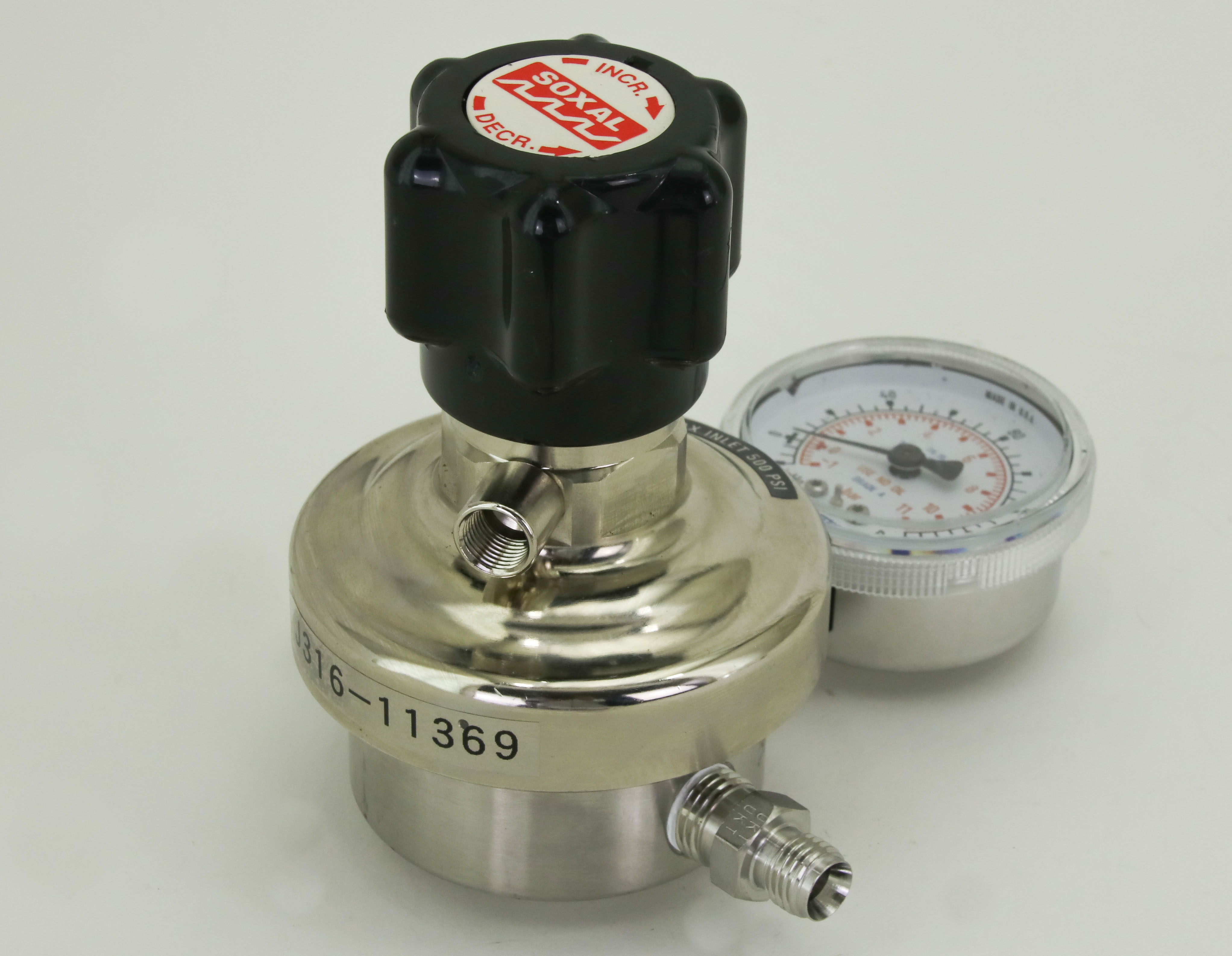 11369 VERIFLO HIGH PURITY REGULATOR SS VALVE, P/N: 54014121